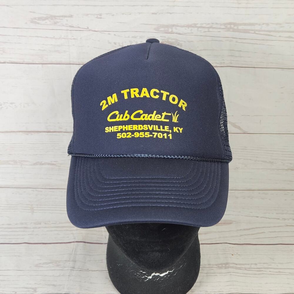 OTTO Hat Trucker Snapback Men's OSFM Navy Blue 2M Tractor Cub Cadet Promo